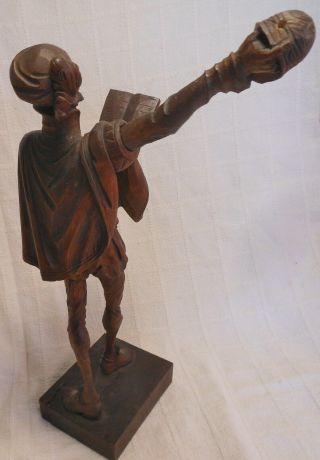 Vintage Carved Wood Don Quixote Figure 
