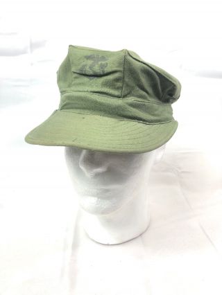 Vietnam War Us U.  S.  Usmc Marines Hat,  Cap,  Bush,  Marine,  Corps,  Vintage,  Uniform,  Army