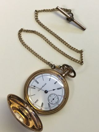 Antique Hamilton 944 Pocket Watch Size 18s Jewels 19j Ruby - Runs - Ser 479567