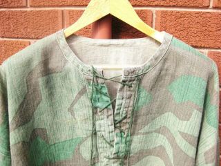 GERMAN ARMY WW2 CAMO CAMOUFLAGE HBT SMOCK NOT WAFFEN,  RARE AND 5