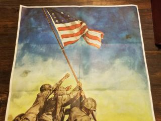 WW2 7th War US TREASURY Loan Poster 18 X 26 Iwo Jima Now All Together 6