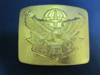 Belt Buckle.  Military.  Russian Army.  Eagle.  Parachute.  Paratrooper.