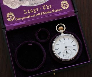 A.  Lange & Söhne Caliber 43 Silver Pocket Watch - Serial Number 25112