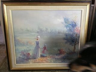 Large Impressionism painting by listed artist Jan Reynold 2