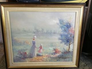 Large Impressionism painting by listed artist Jan Reynold 3