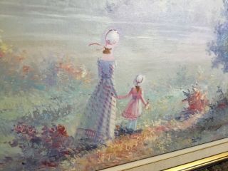 Large Impressionism painting by listed artist Jan Reynold 4