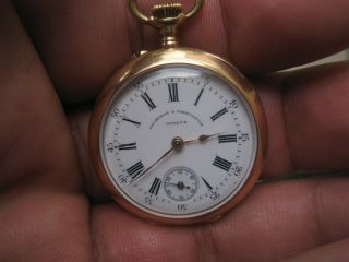 Antique 18k Gold Vacheron Constantin Ladies Pendant Pocket Watch Holland Market