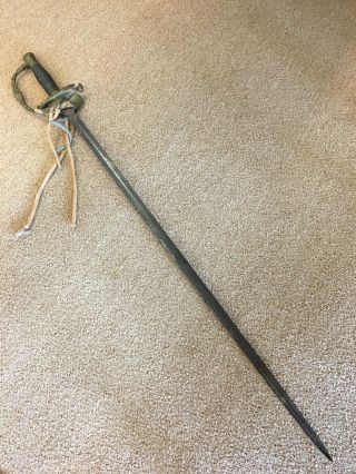 Authentic Antique Us Civil War Staff And Field Military Sword