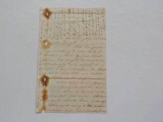 Civil War Letter 1864 Soldier Restrained From Vices Victory Austinburg Ohio Vtg