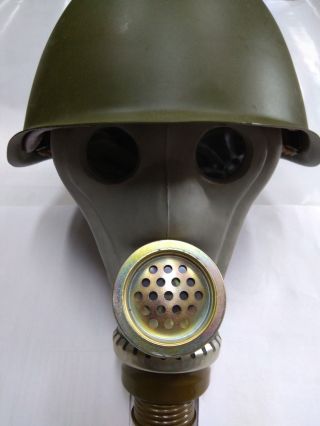 Soviet Helmet Ssh - 60 With The Mask Shms