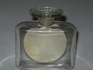 Vintage Caron Baccarat Perfume Bottle Le Tabac Blond 2 OZ Factice - 3 1/2 