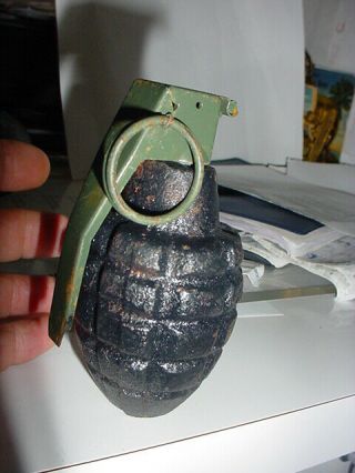 inert practice dummy Pineapple Hand Grenade US Army USMC 3