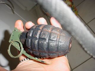 inert practice dummy Pineapple Hand Grenade US Army USMC 7