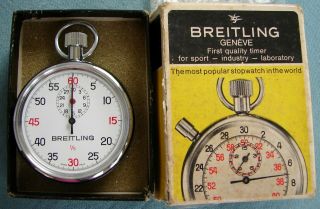 Vintage Breitling Stopwatch Swiss 1/5,  Fine