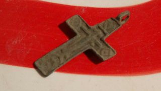 Dug Civil War Camp Found Brass Cross Crucifix