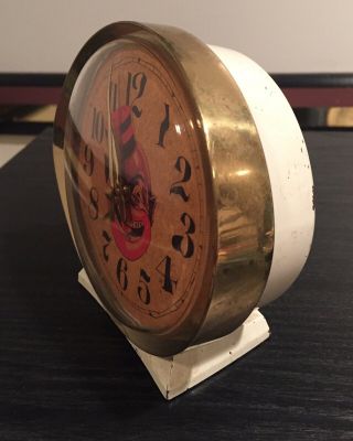 Vintage Westclox Alarm Clock with Black Americana face - C Chicken Inn 4