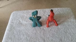 Pokey And Gumby Salt And Pepper Shakers No Box