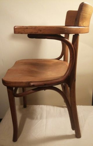 Rare Vintage Thonet Bentwood Chair Mid Century Armchair Trinity College 2