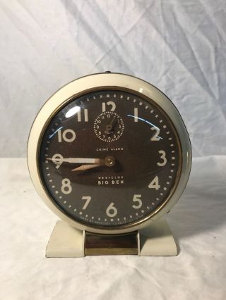 Vintage Westclox Big Ben Style Chime Alarm Clock 69 - C A1 Z3 In Bell