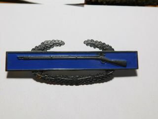 Rare Ex,  Screw Back Combat Infantry Badge By Lauer Nurnberg A Beauty