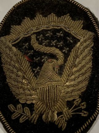 Civil War Officers Hardee Hat Badge 5