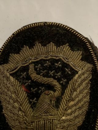 Civil War Officers Hardee Hat Badge 8