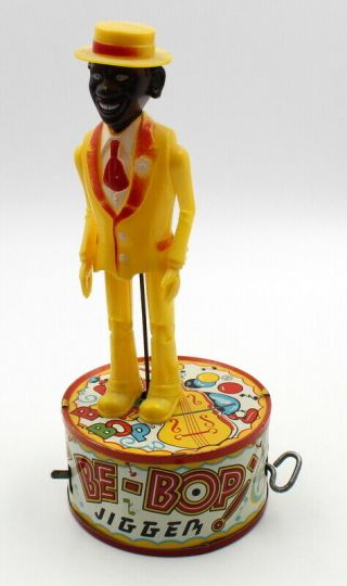 Vintage Louis Marx Be - Bop Jigger Tin Wind Up Toy,  African Americana,  Nr,  5375