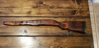 Gas Tube Cover With Matching Stock.  Serials - Russian Sks Wood Stock