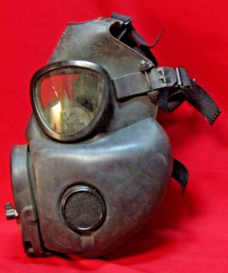 Vintage Vietnam War Era Rare Medics M17A1 Gas Mask w/Bag Xtra Lenses Filters 2