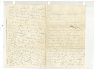 1862 Civil War Letter From St.  Augustine,  Fl,  Ref: Rebel Shooting Native