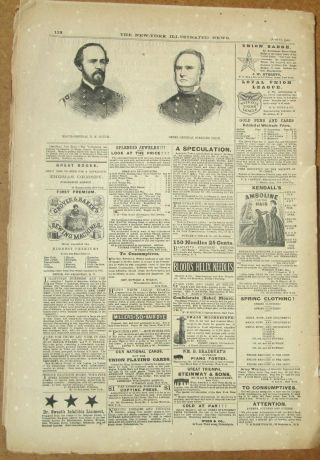 York Illustrated News CIVIL WAR June 1863 Rebel General & Harness Racing. 2