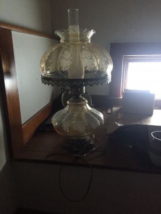 Large Vintage Gwtw Table Lamp,  Electric (accurate Co)