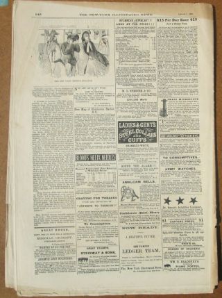 York Illustrated News CIVIL WAR August 1863 Sherman,  Rebel Diary,  NY Riots 3