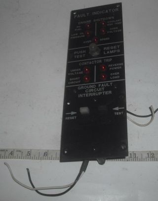 Fault Indicator,  9 - Function Pn 19330 - 100,  30554assy88 - 21142 - 1 Mil Generator