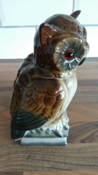 Unusual Vintage Pottery Owl Lamp / Air Purifier 4