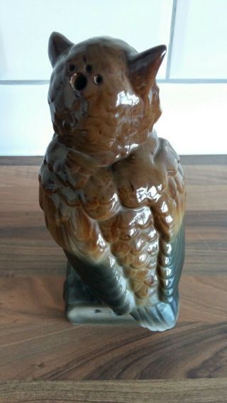 Unusual Vintage Pottery Owl Lamp / Air Purifier 6