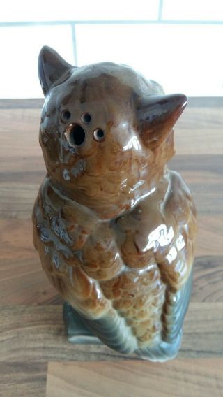 Unusual Vintage Pottery Owl Lamp / Air Purifier 7