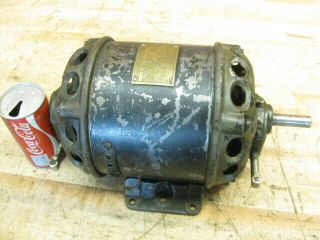 Antique 1915 Century 1/3 Hp Repulsion Start Induction Run Electric Motor Type Rs