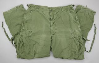 1966 Vietnam Tropical Combat Trousers Jungle Pants 2nd Pattern Poplin Large Reg