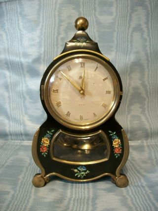 Vintage German Schatz Miniature Anniversary Mantle Clock Germany