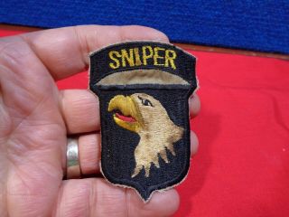 Vintage Military Patch Sniper