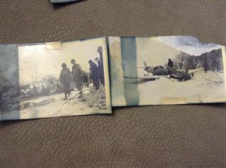 WW2 US 8 Photos Of Crashed German Messerschmitt 109 With Dead Pilot On Ground 4