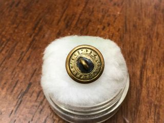 1850 ' s Civil War Hampshire State Seal Militia Cuff Button 6