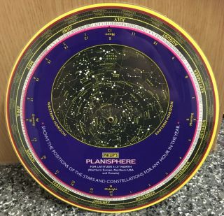 Philips Planisphere Latitude 51.  5 North (northern Europe,  North Usa & Canada)