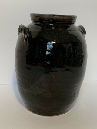 Edgefield Pottery BF Landrum Storage Jar 12” H & 10.  5” W 6