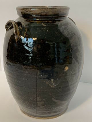 Edgefield Pottery BF Landrum Storage Jar 12” H & 10.  5” W 8