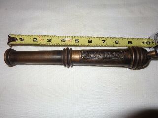 Antique Old Vintage Chinese Hand Cannon / Mace Bronze Arsenal Government Made