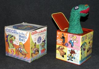 Beany & Cecil In The Music Box Mattel 1960s With Rare Box