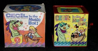 Beany & Cecil in the Music Box Mattel 1960s With Rare Box 3