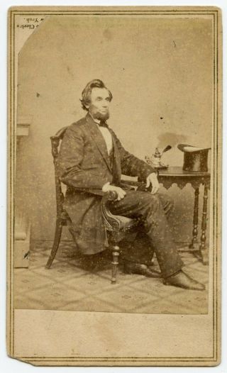 Civil War Era Cdv Abraham Lincoln From Life Brady E&ht Anthony